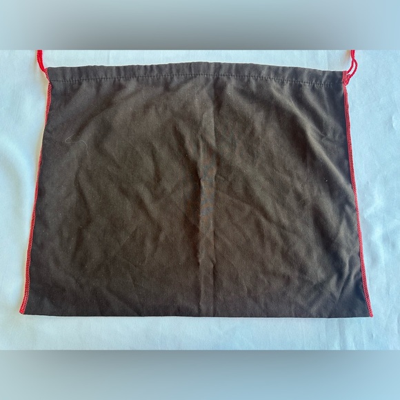 Coach Brown with Red Drawstring Dust Bag Size 18.5”x15” - Picture 5 of 8